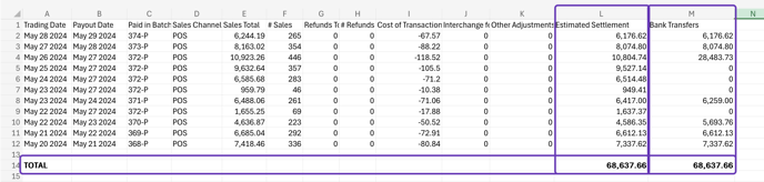 reconciliation in excel