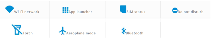 P630 Oolio Pay Quick settings icons