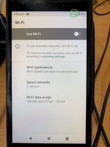 S1F2 4G ON when WiFi OFF