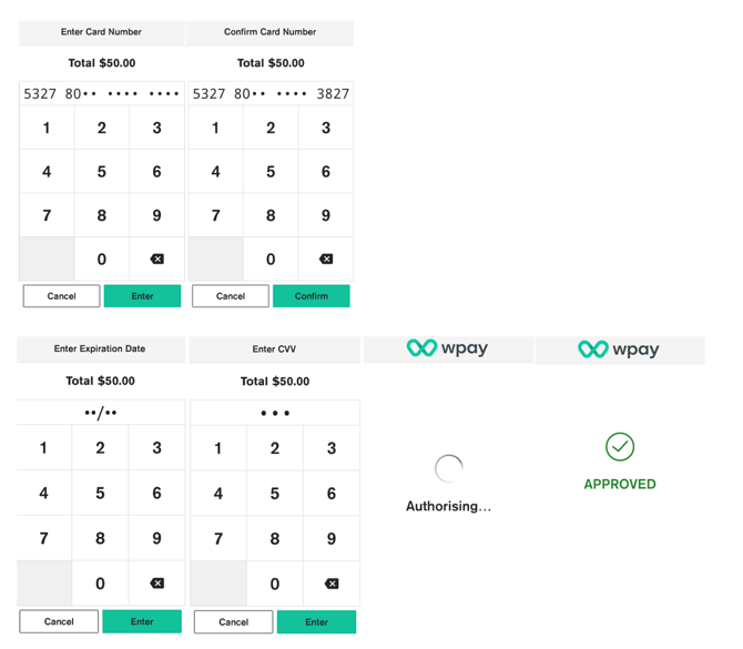 P630 Oolio Pay Moto transaction